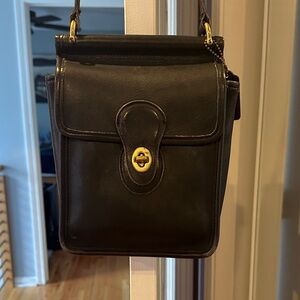 Classic Black Leather Men's Bag